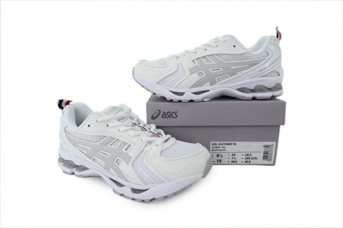 ASICS GEL-KAYANO 14 Unisex Retro Running Shoes White White