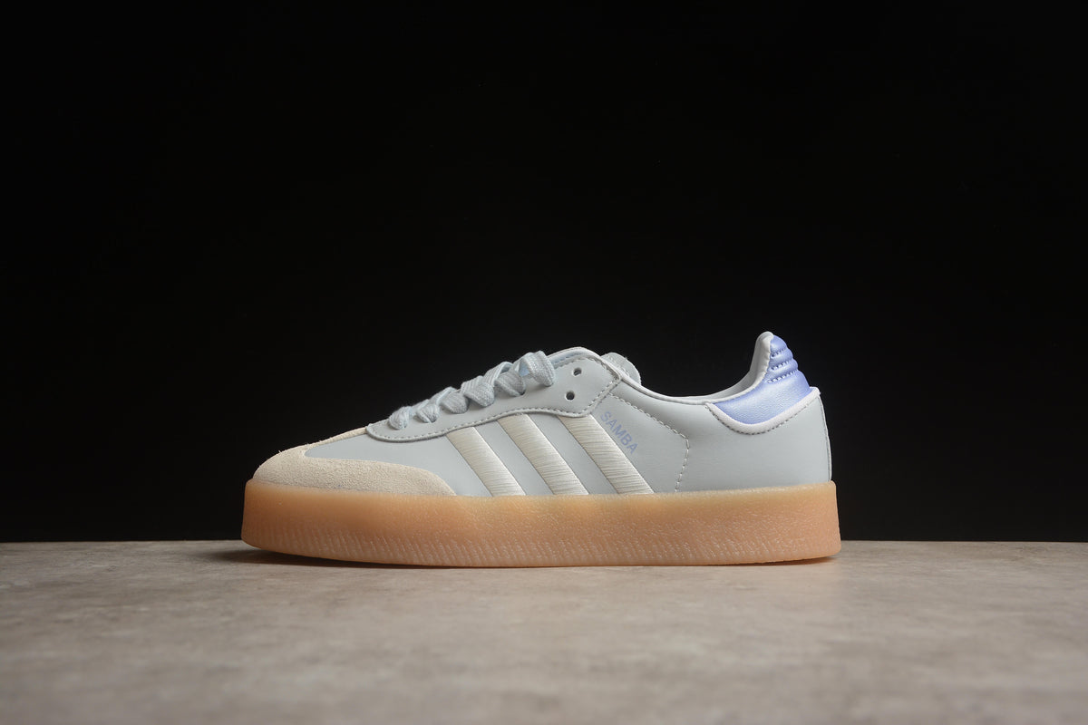 Adidas Samba Vegan Unisex Sneakers – Chunky Sole light blue