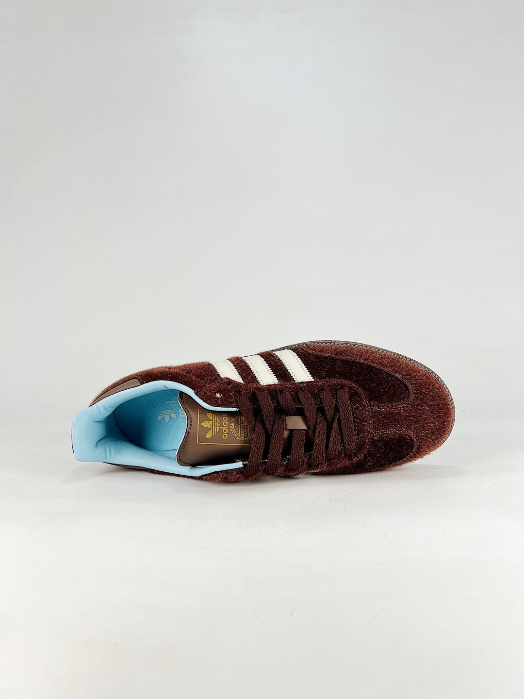adidas Samba OG Brown Pony Hair Sneakers, Retro Unisex Casual Shoes