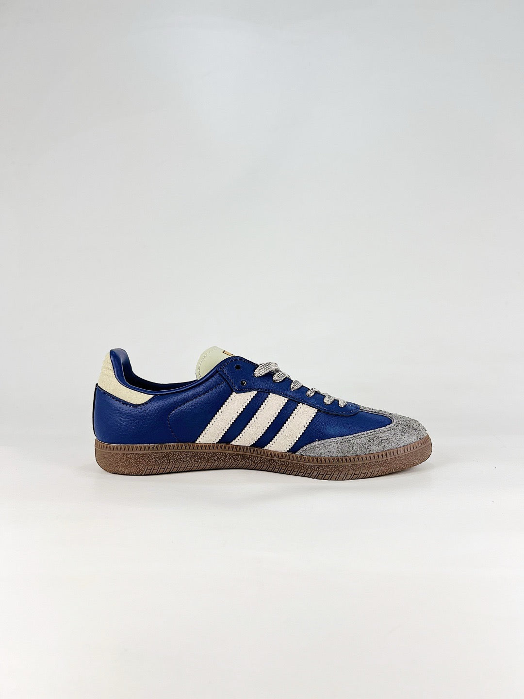 adidas Samba OG Blue Grey Toe Sneakers, Unisex Retro Casual Shoes