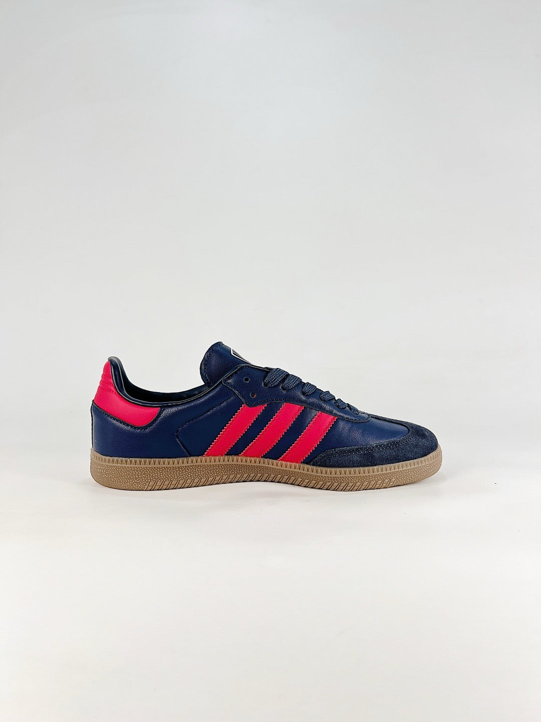 Adidas Samba Low Top Casual Sneakers Unisex Navy Blue Hot Pink