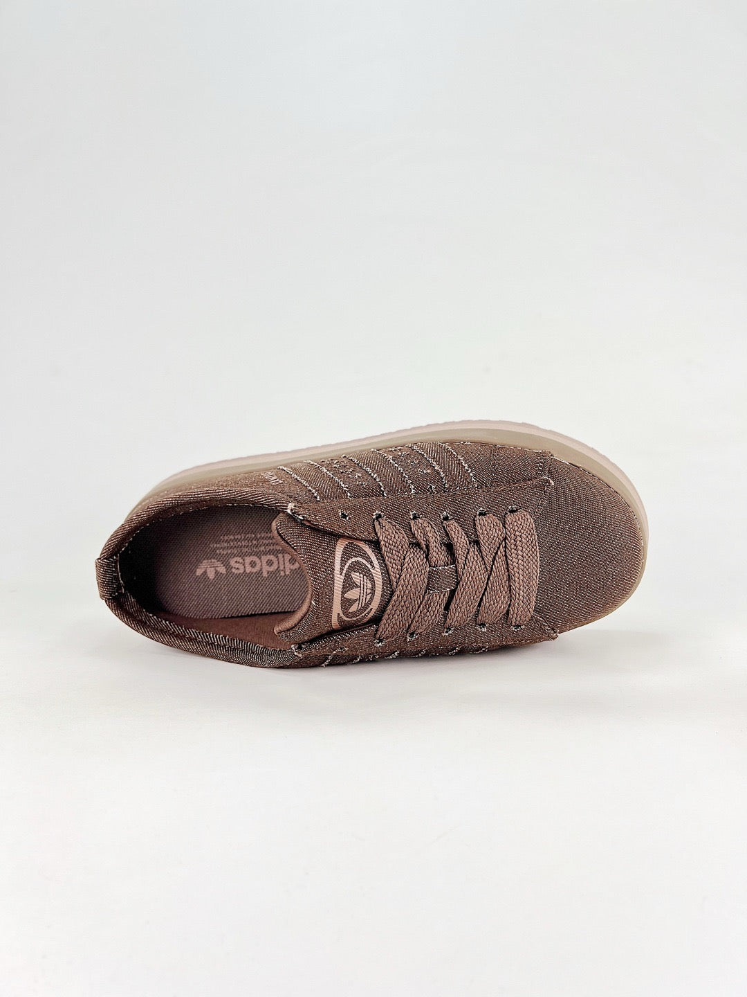 Adidas Campus Mule Sneakers Brown Denim Slip On Shoes Unisex