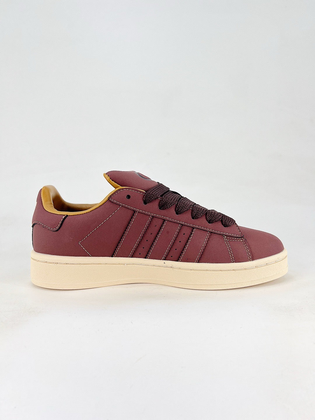 Adidas Campus 00s Retro Skate Shoes Wine Red Suede Mustard Lining Unisex