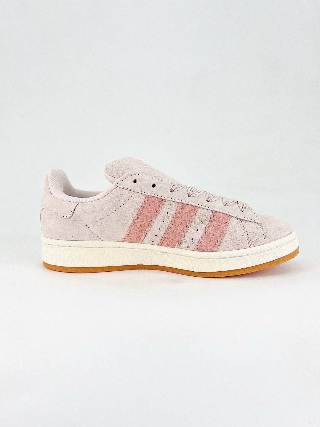 Adidas Campus 00s Unisex Sneakers Nude Pink Suede Gradient Pink Stripes Gum Sole