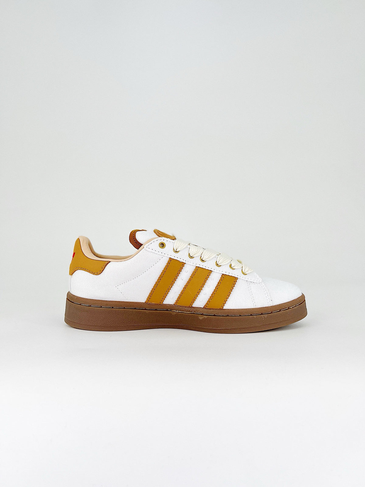 Adidas Campus 00s Sneaker White Canvas Brown Stripes Gum Sole Unisex