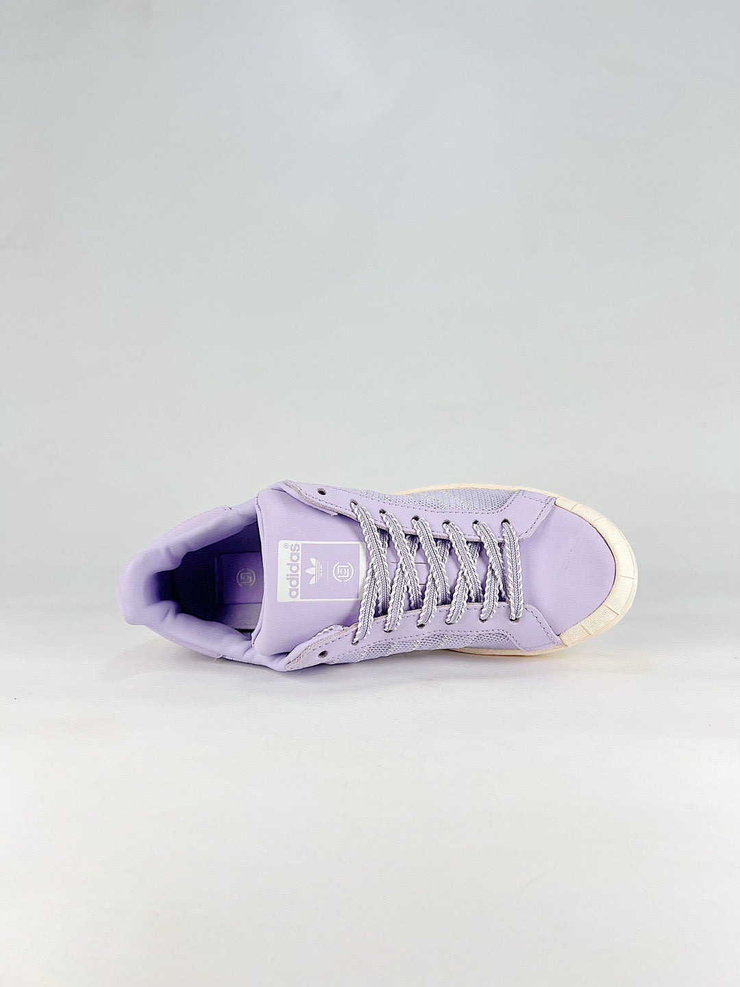 Adidas Superstar Lavender Mesh Serrated Sole Sneakers Unisex