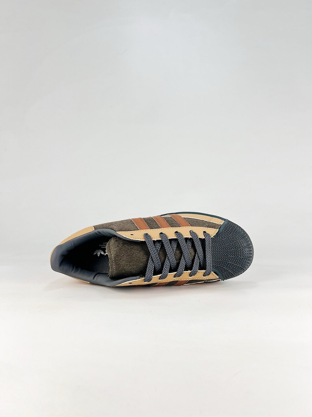Adidas Superstar Tan Brown Pony Hair Sneakers Unisex