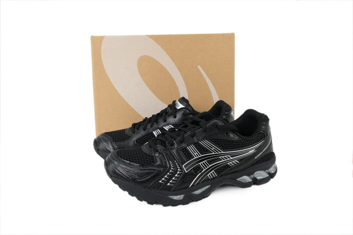 ASICS GEL-KAYANO 14 Unisex Retro Running Shoes Black Pure Silver
