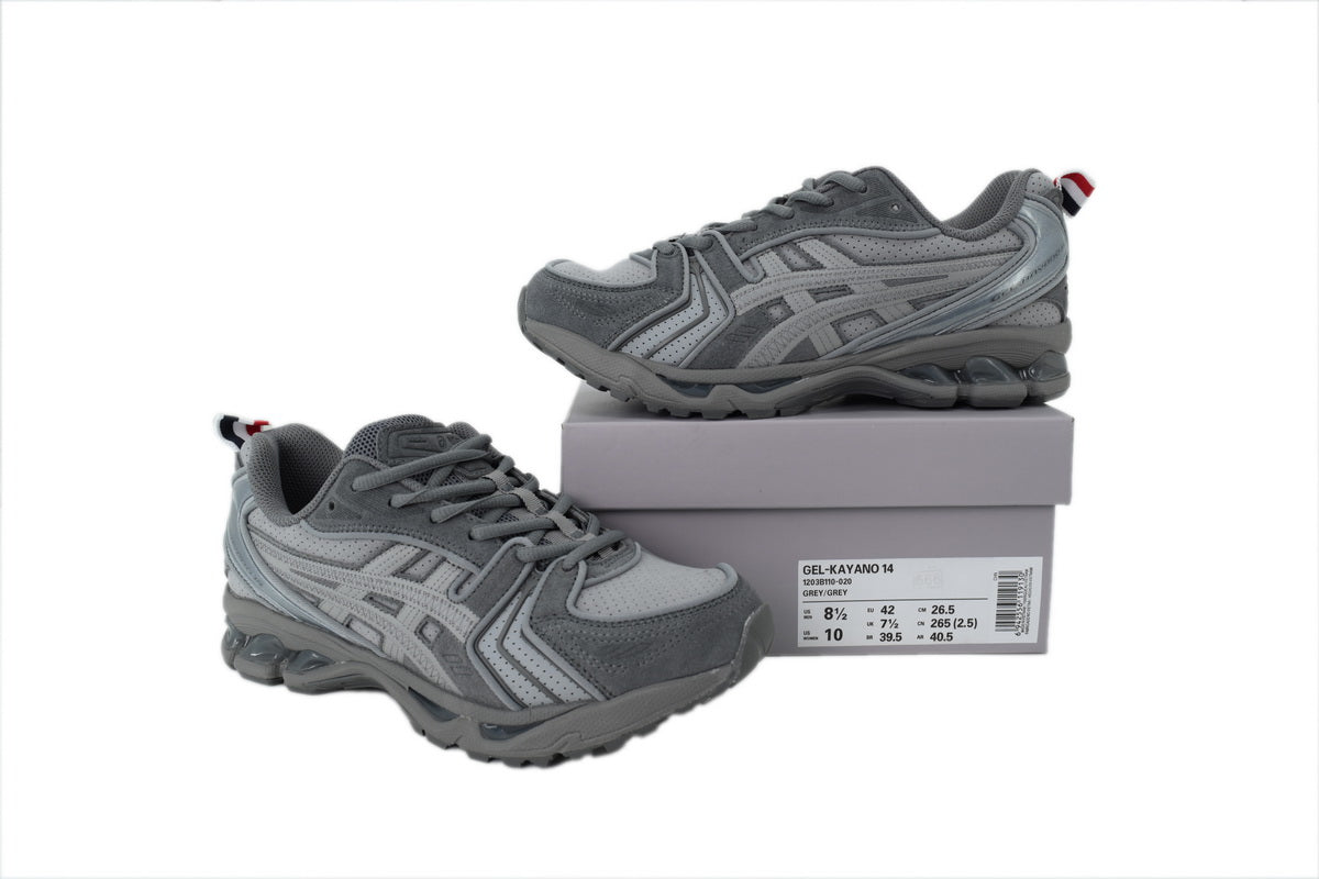 ASICS GEL-KAYANO 14 Unisex Retro Running Shoes GREY/GREY