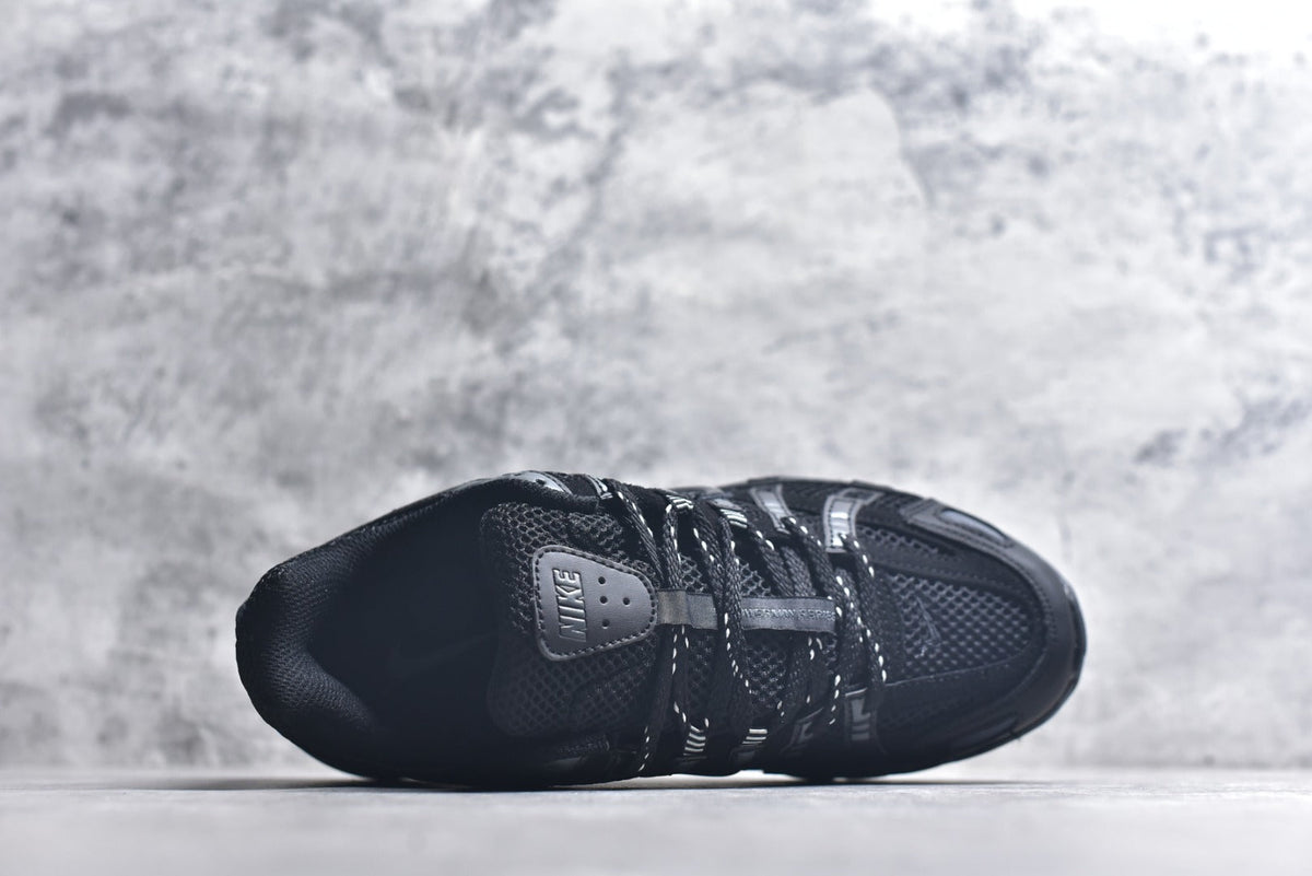 Nike P-6000 Sneakers Retro Metallic Silver Casual Running Shoes Unisex Triple Black