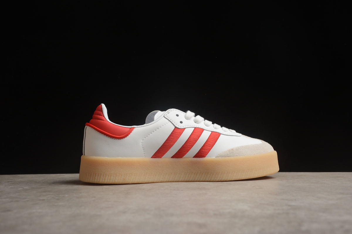 Adidas Samba Vegan Unisex Sneakers – Chunky Sole white/red