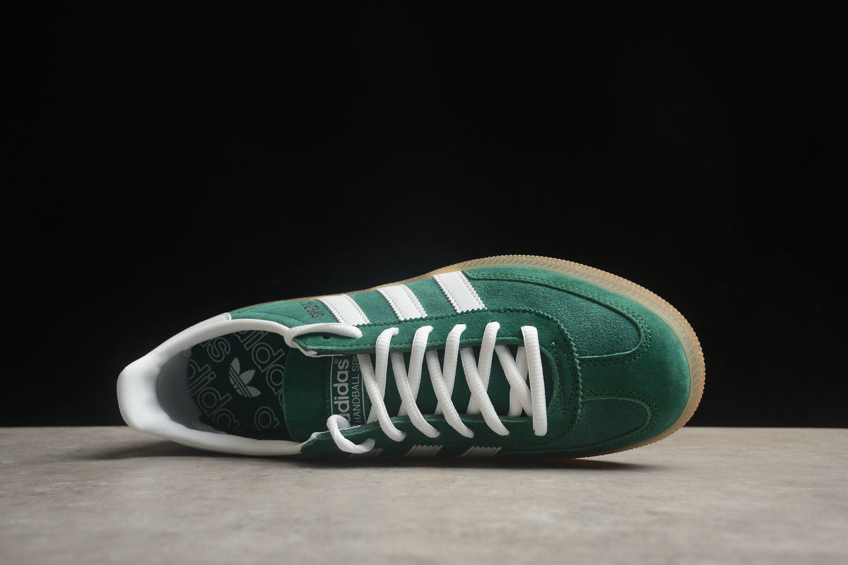 adidas Samba OG Low Top Sneakers Leather Suede Retro Gum Sole Casual Shoes Unisex white/green