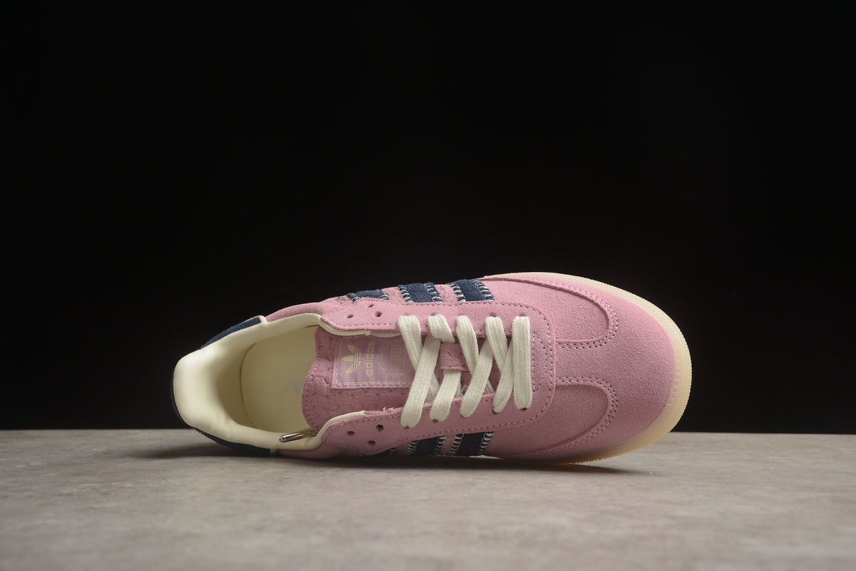 adidas Samba OG Unisex Retro Sneakers Baby Pink Suede Upper
