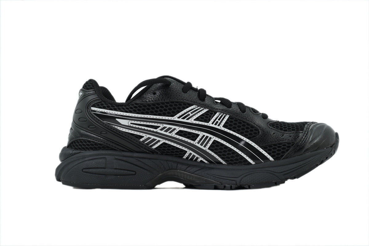 ASICS GEL-KAYANO 14 Unisex Retro Running Shoes  Black Pure Silver