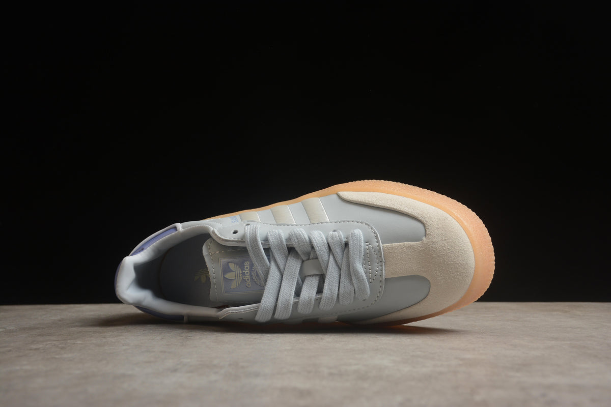Adidas Samba Vegan Unisex Sneakers – Chunky Sole light blue