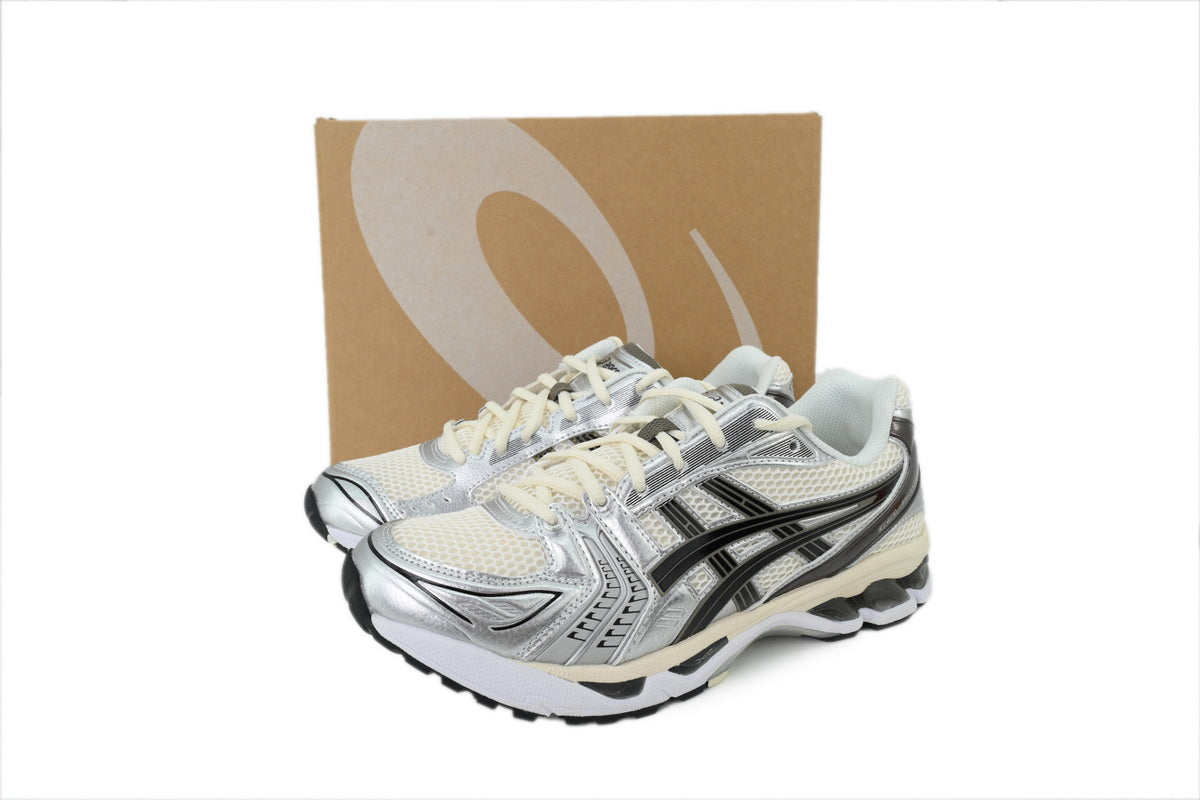 ASICS GEL-KAYANO 14 Unisex Retro Running Shoes White/Silver