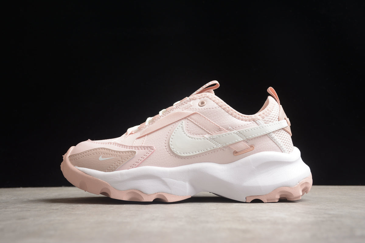 Nike TC 7900 PRM Unisex Shoes Sail Oxygen Purple Chunky Sneakers Light Pink