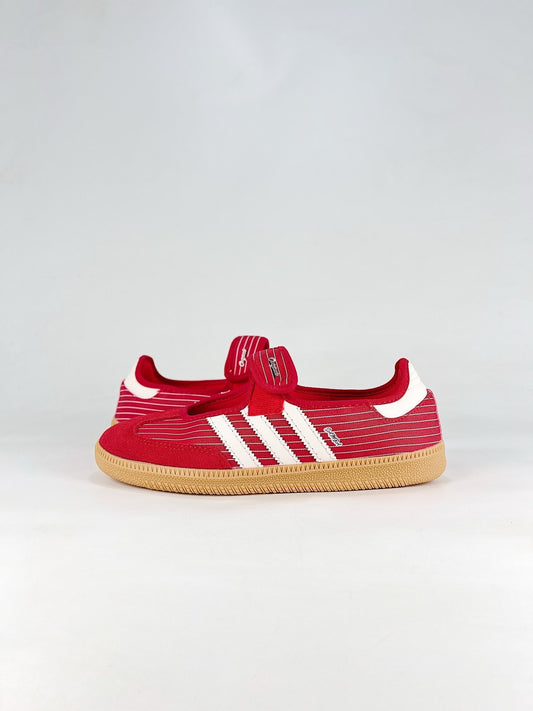 Adidas Samba Sneakers Men Women Red Velcro Casual Skate Shoes
