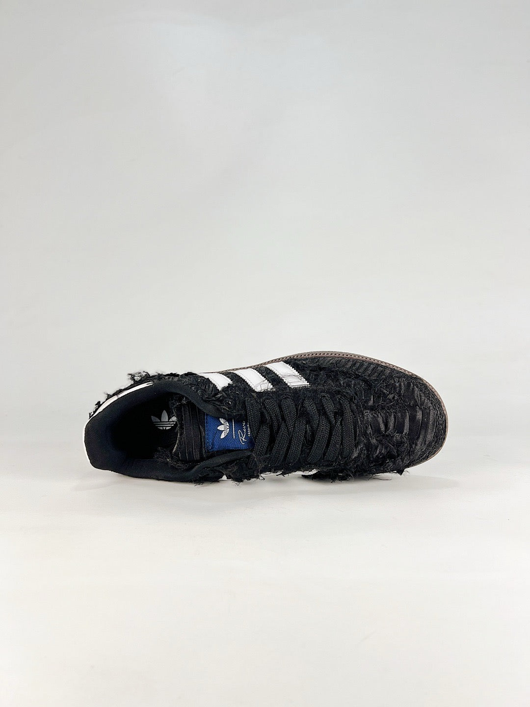 adidas Samba OG Black Frayed Fabric Sneakers, Unisex Retro Casual Shoes