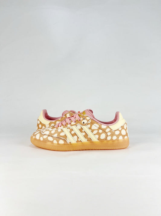 adidas Samba OG Deer Spotted Pony Hair Sneakers, Unisex Retro Casual Shoes