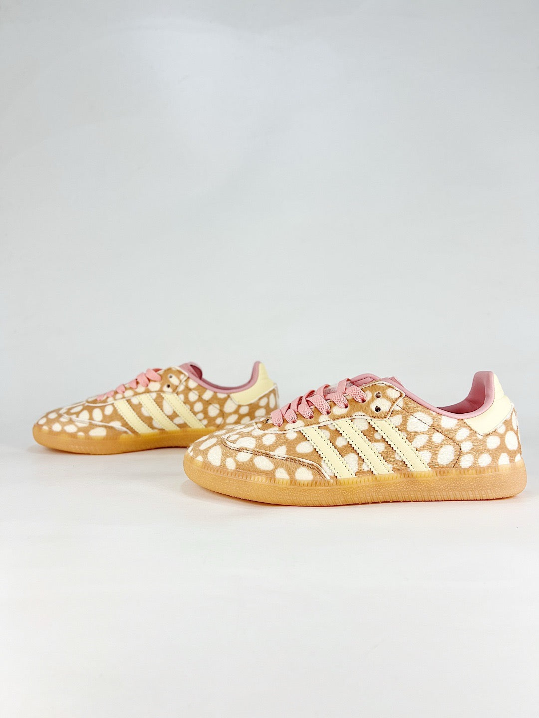 adidas Samba OG Deer Spotted Pony Hair Sneakers, Unisex Retro Casual Shoes