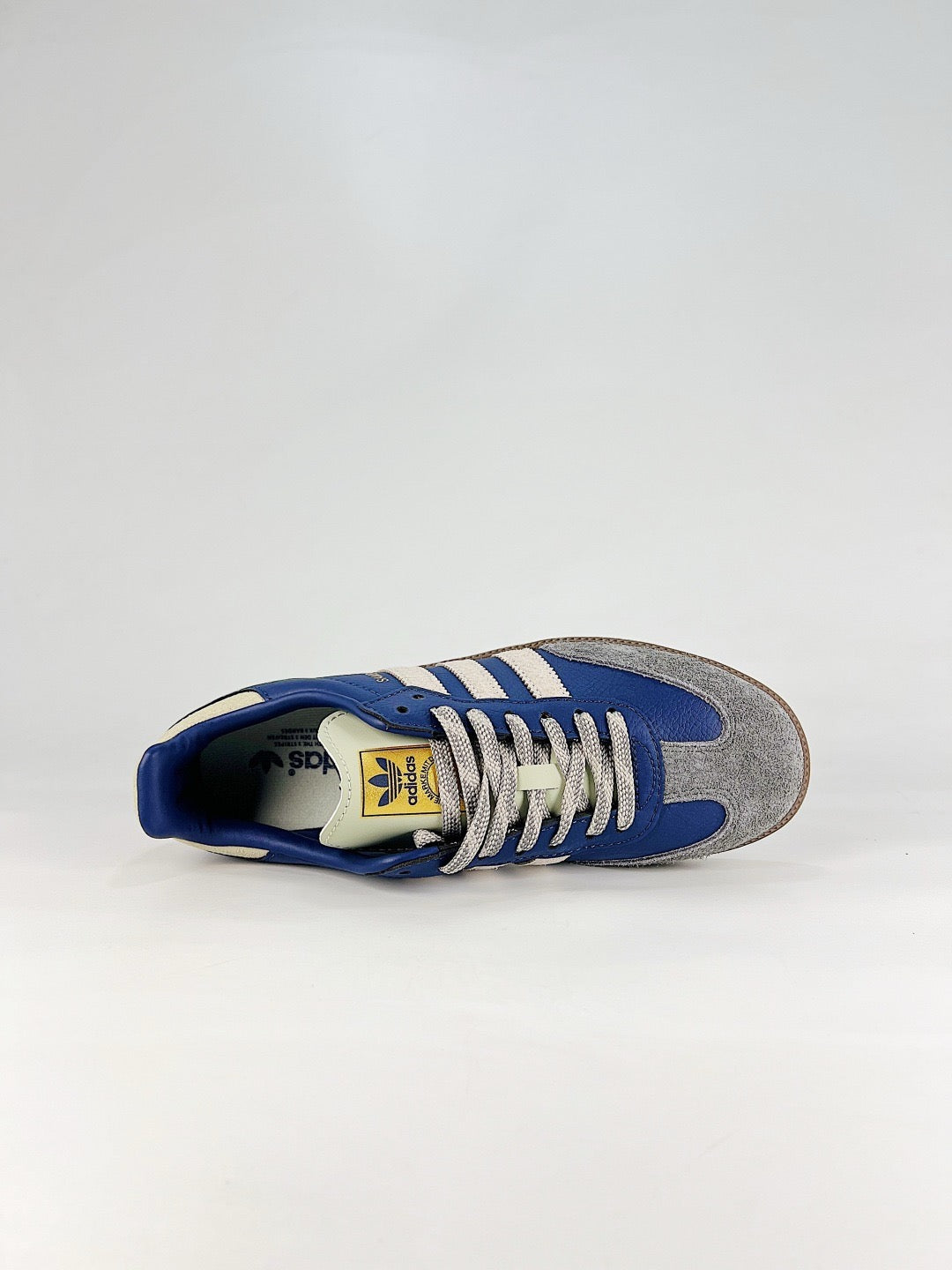 adidas Samba OG Blue Grey Toe Sneakers, Unisex Retro Casual Shoes