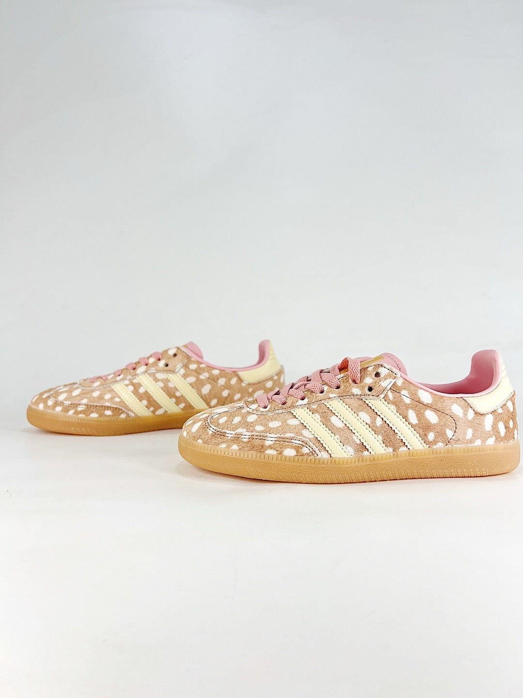 adidas Samba OG Dalmatian Spotted Sneakers, Unisex Retro Casual Shoes