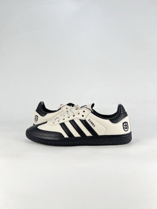 Adidas Samba Low Top Casual Sneakers Unisex Off White Black