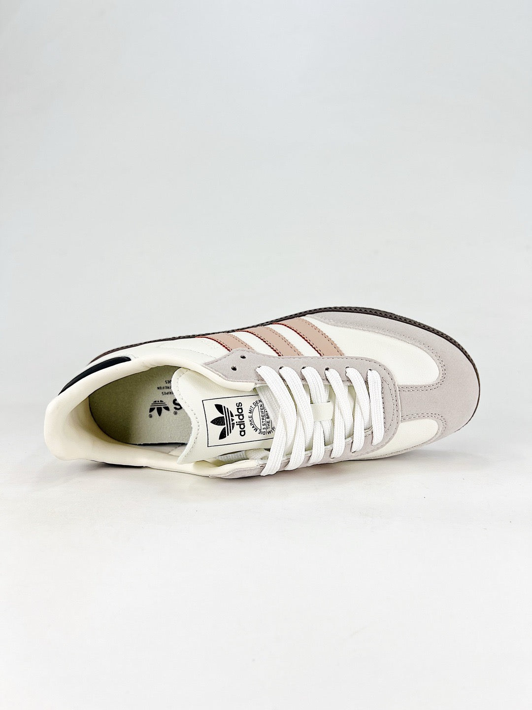 Adidas Samba Low Top Casual Sneakers Unisex Off White + Nude Beige