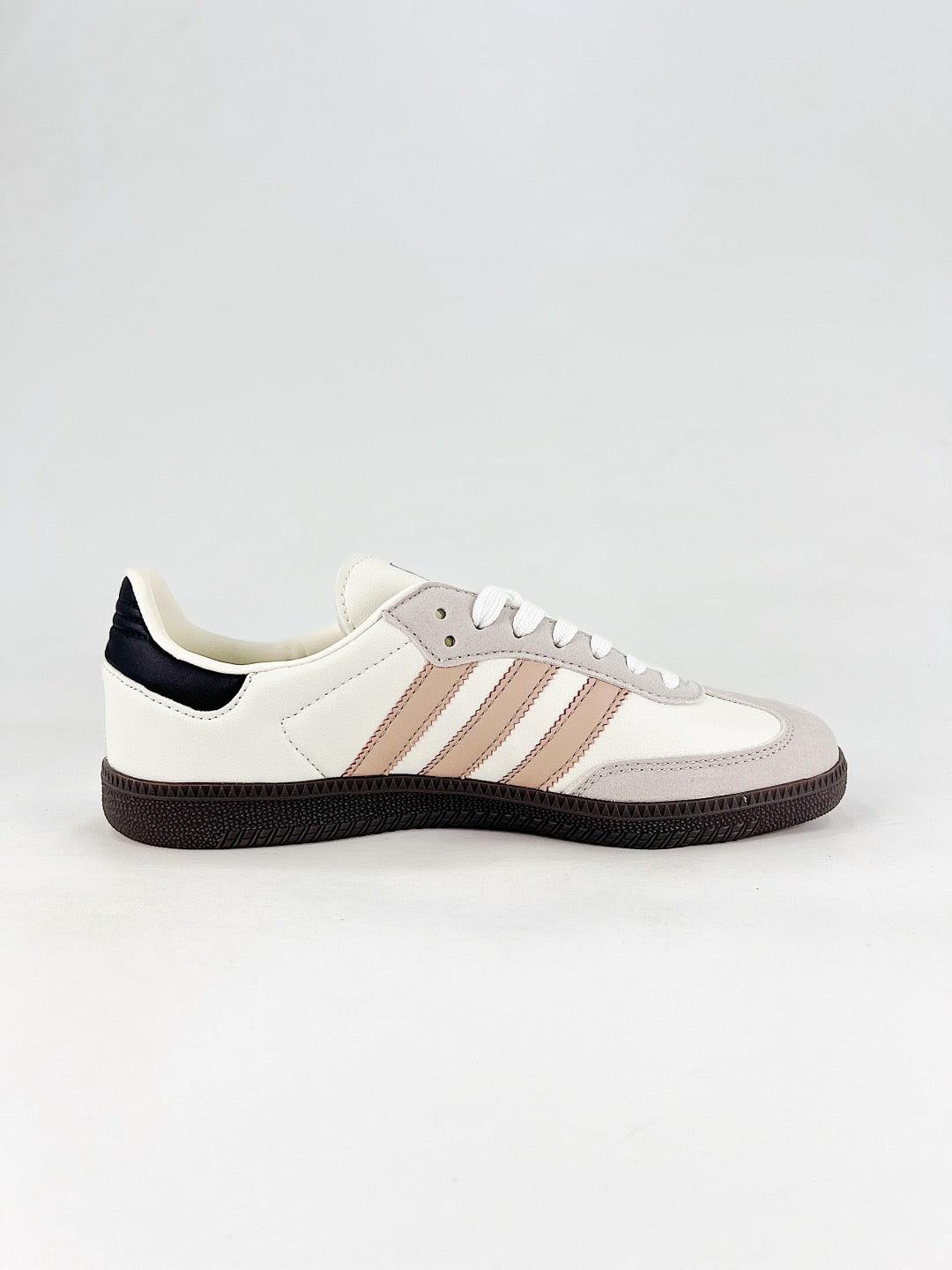 Adidas Samba Low Top Casual Sneakers Unisex Off White + Nude Beige