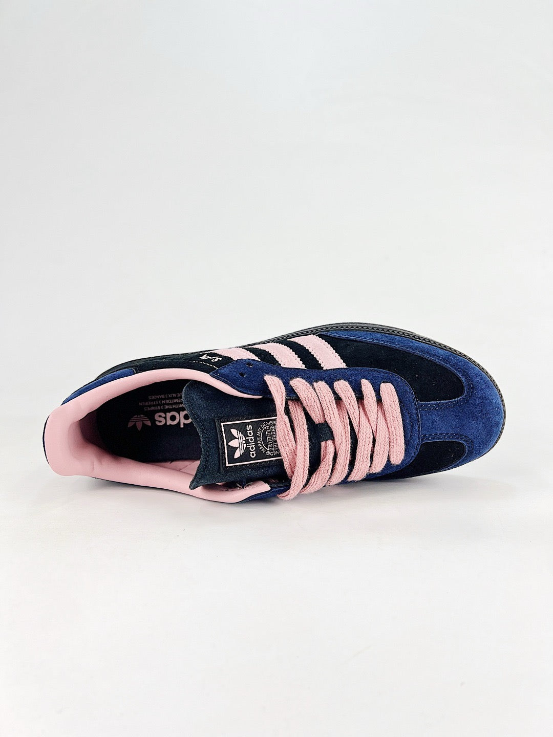 Adidas Samba Low Top Casual Sneakers Unisex Black Suede + Navy Blue + Baby Pink
