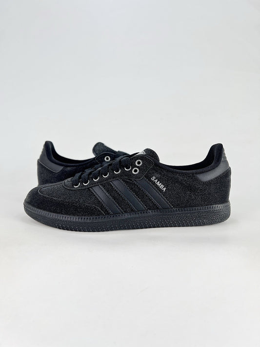 Adidas Samba Low Top Casual Sneakers Unisex Full Black Suede