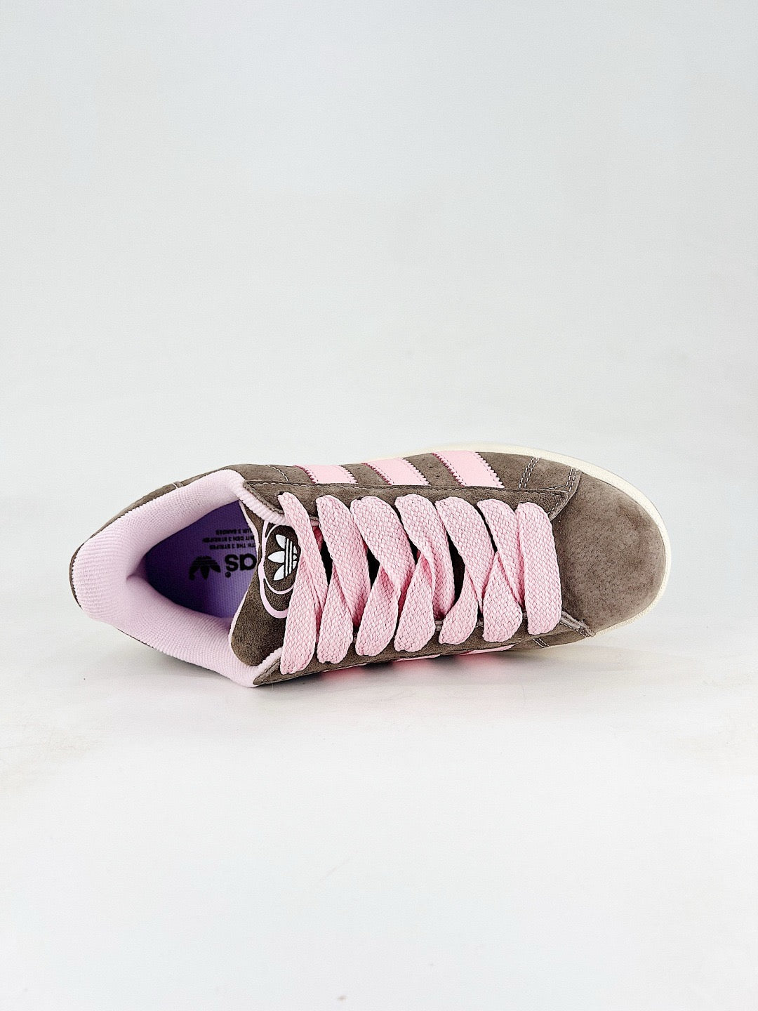 Adidas Campus 00s Retro Skate Shoes Dark Taupe Suede Pastel Pink 3-Stripes Unisex