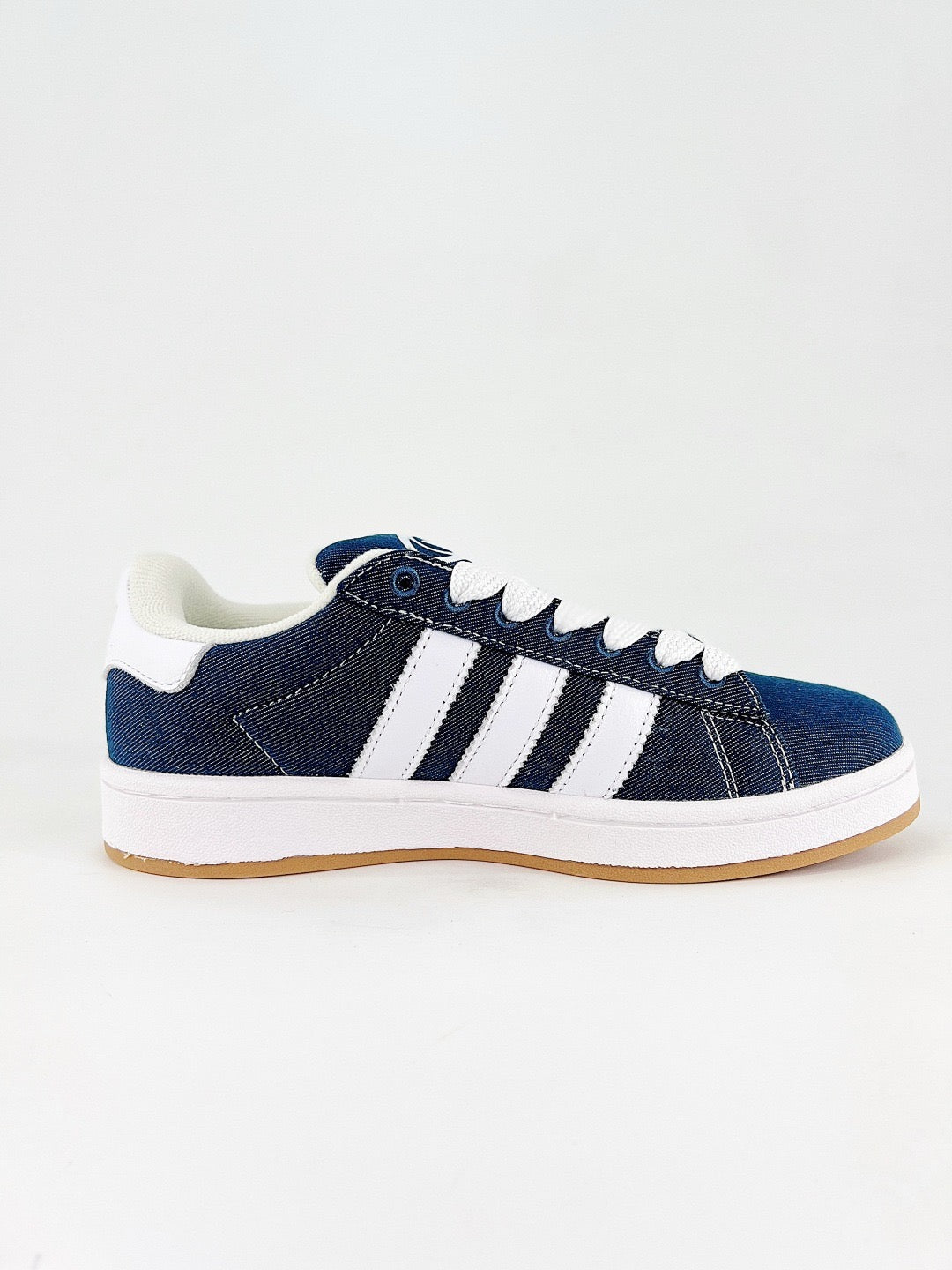 Adidas Campus 00s Unisex Sneakers Denim Blue White Stripes Gum Sole