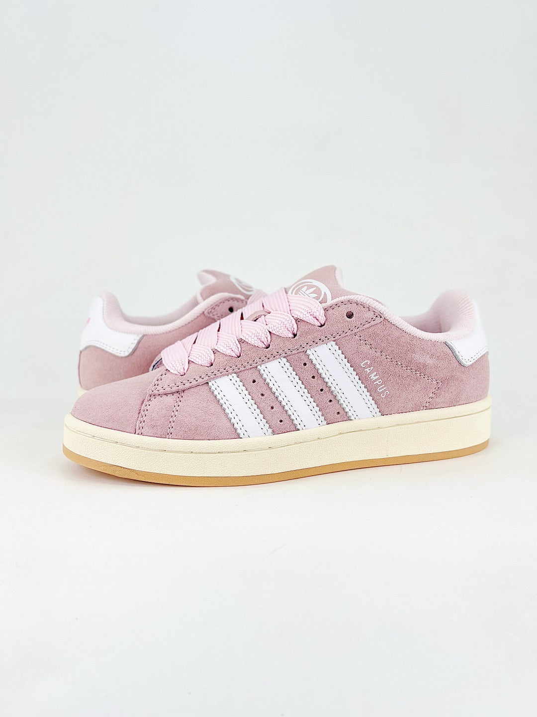 Adidas Campus 00s Unisex Sneakers LightaAdidas Campus 00s Unisex Sneakers Dusty Pink Suede White Stripes Gum Sole Baby Blue Suede White Stripes Gum Sole（副本）