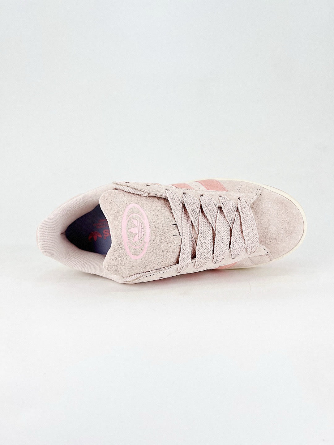 Adidas Campus 00s Unisex Sneakers Nude Pink Suede Gradient Pink Stripes Gum Sole