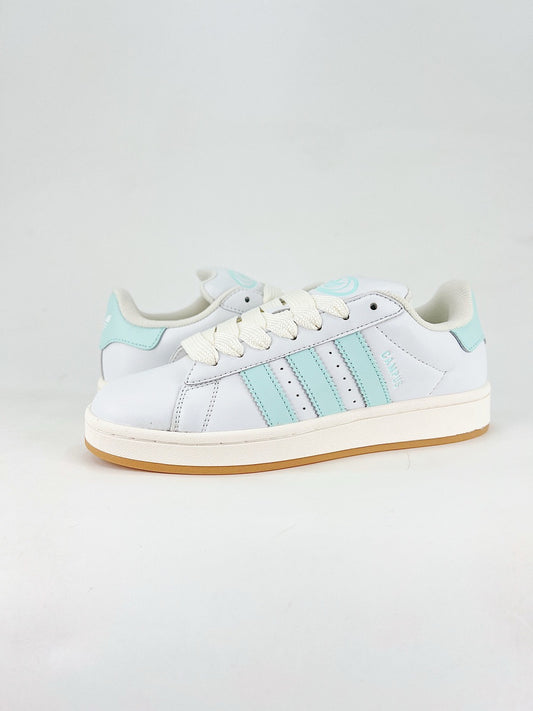 Adidas Campus 00s Unisex Sneakers Off White Mint Green Stripes Gum Sole