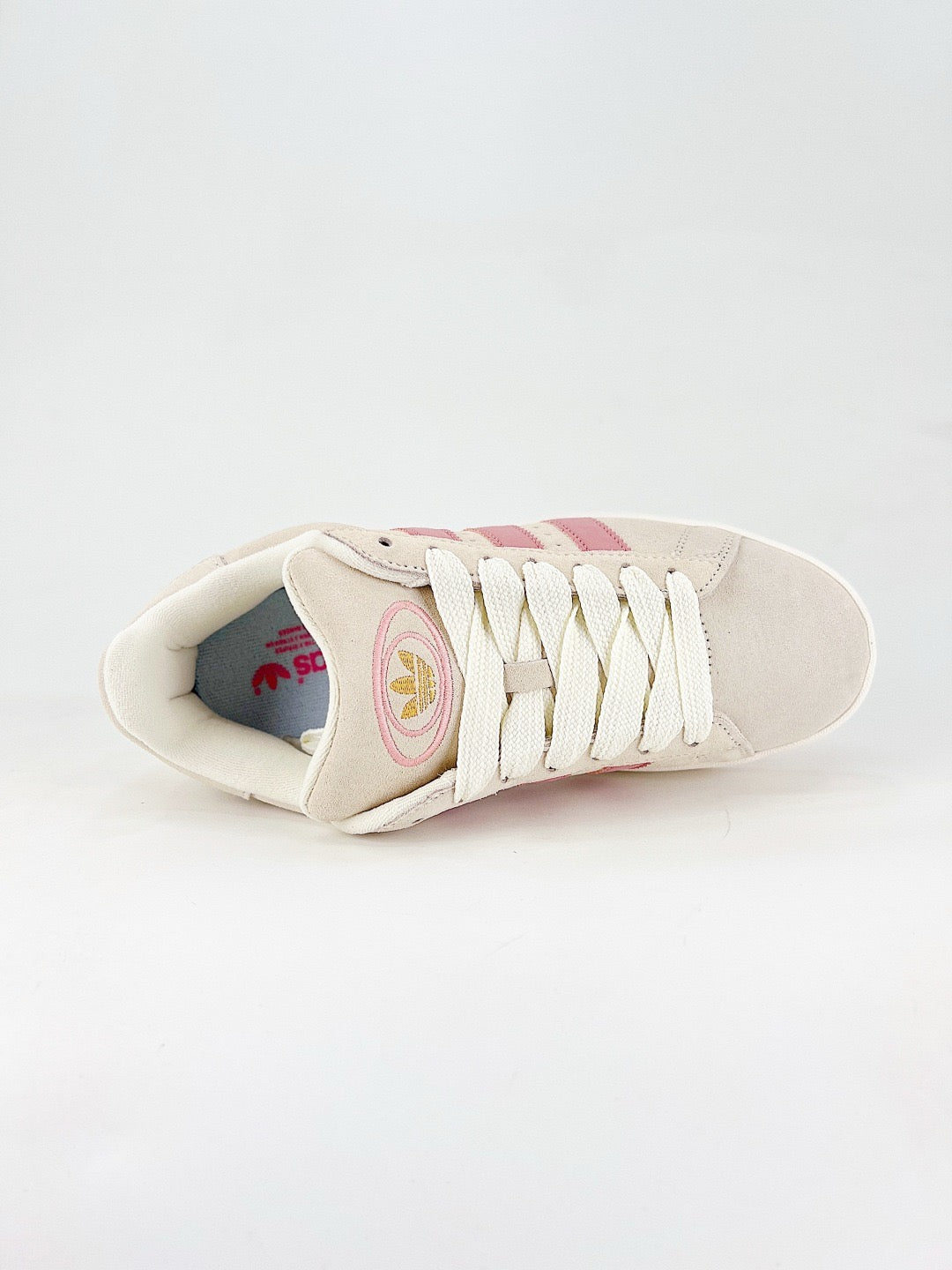 Adidas Campus 00s Unisex Sneakers Cream Suede Dusty Rose Stripes Gum Sole