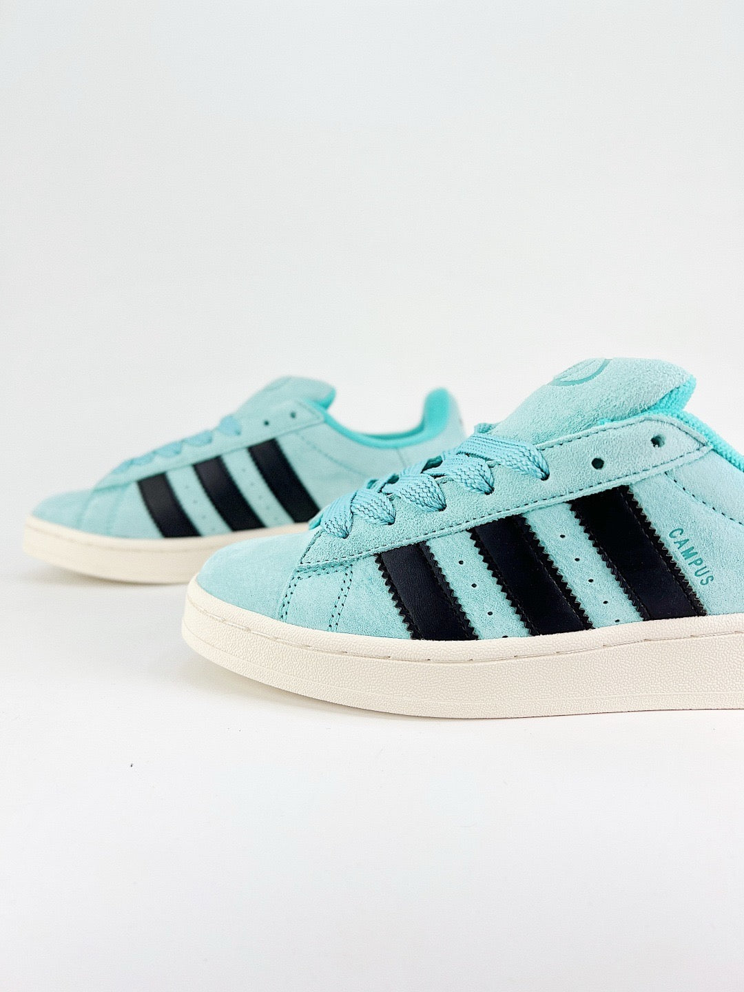 Adidas Campus 00s Sneaker Light Turquoise Black Stripes Unisex