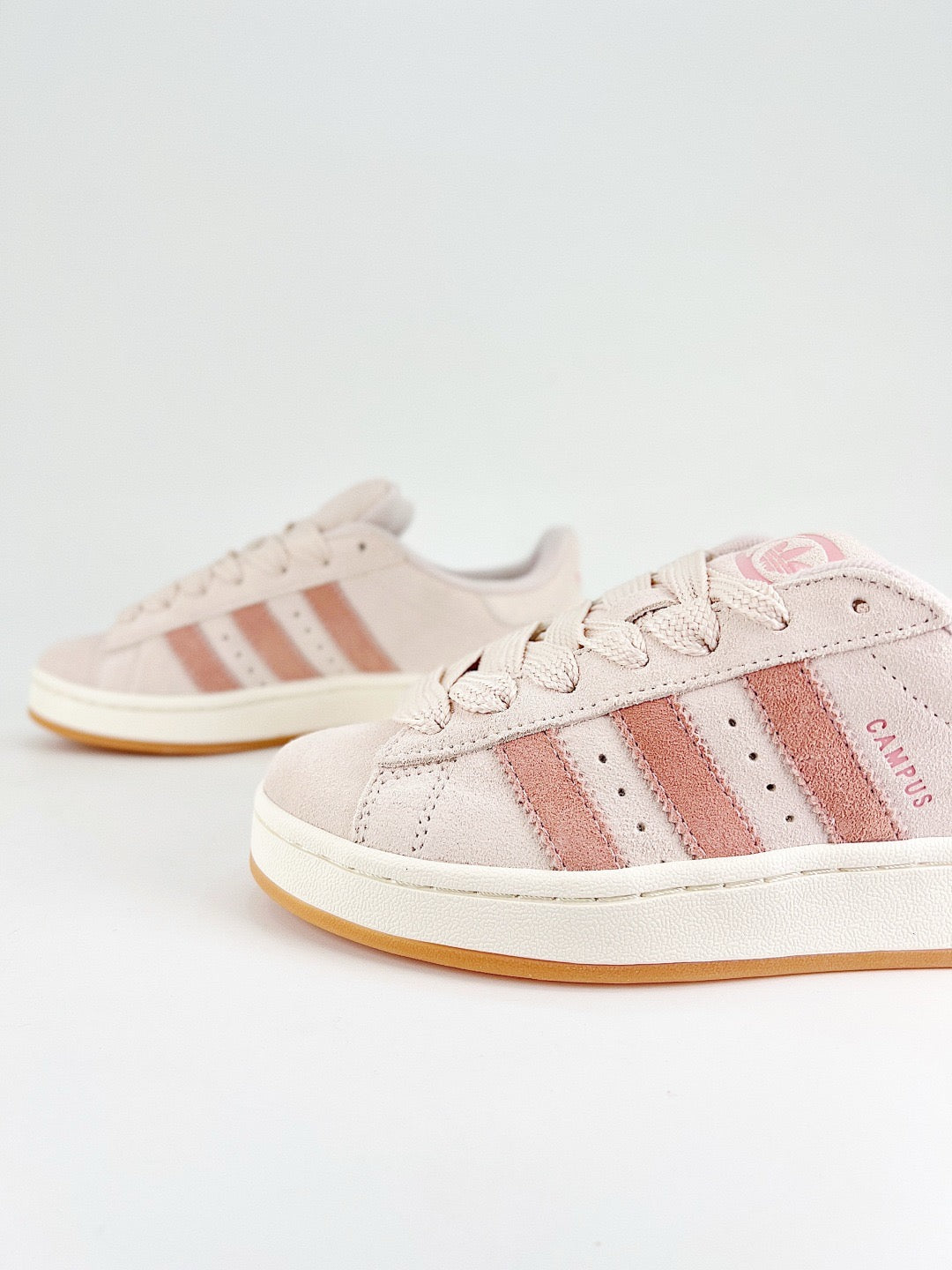 Adidas Campus 00s Sneaker Light Pink Dusty Rose Stripes Gum Sole Unisex