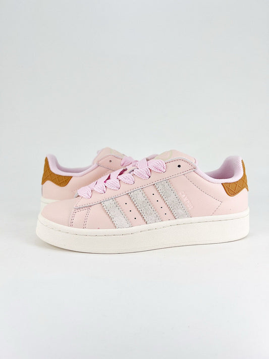 Adidas Campus 00s Sneaker Light Pink Waffle Heel Stripes Unisex