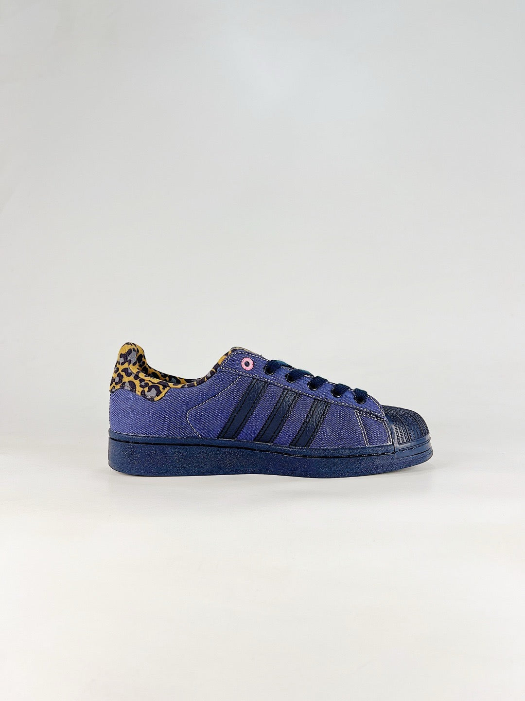Adidas Superstar x Don Toliver Sneaker Navy Denim Leopard Lining Unisex