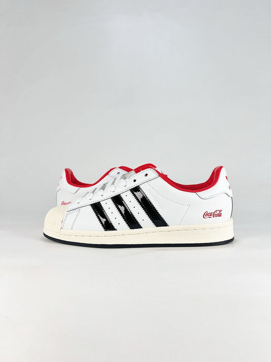 Coca-Cola x adidas Superstar White Red Collab Sneakers Unisex