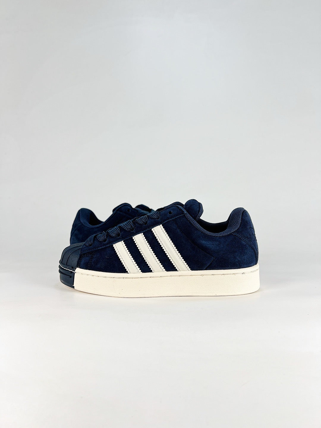Adidas Superstar Navy Blue Suede Sneakers Unisex
