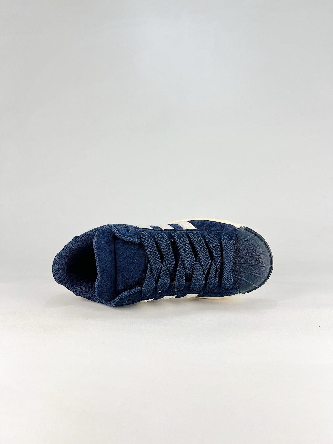 Adidas Superstar Navy Blue Suede Sneakers Unisex
