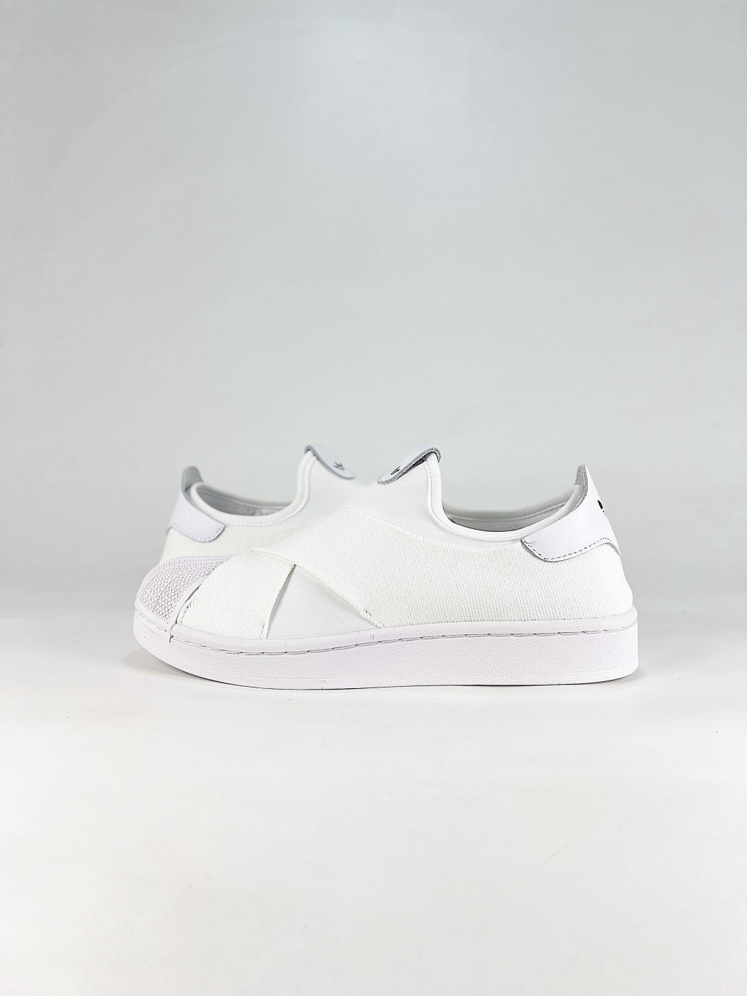 adidas Superstar Slip On White Cross Strap Sneakers Unisex