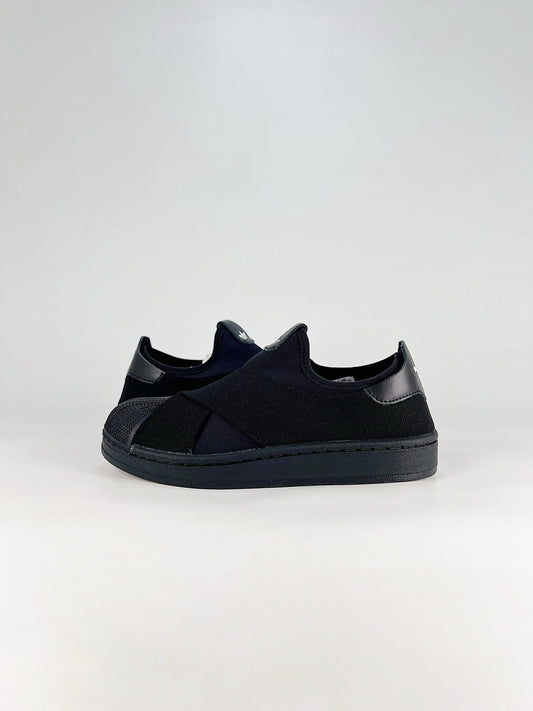 adidas Superstar Slip On Black Cross Strap Sneakers Unisex