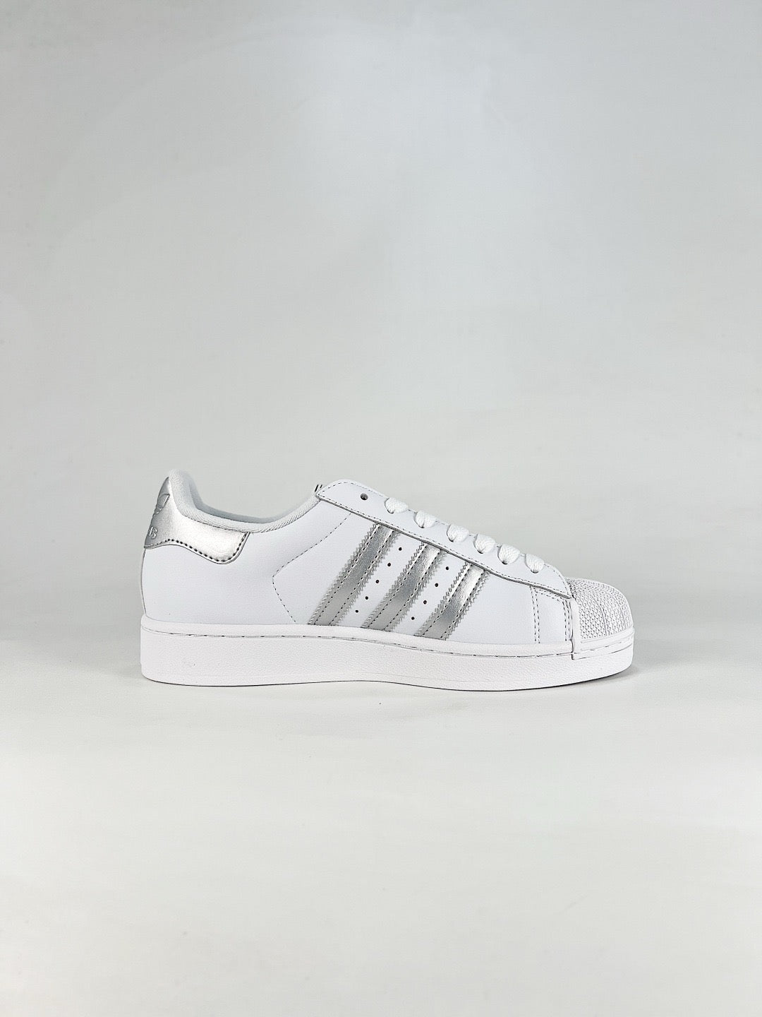 adidas Superstar White Silver Stripe Sneakers Unisex