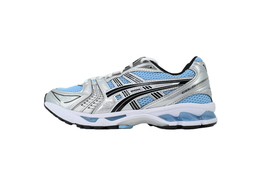 ASICS GEL-KAYANO 14 Unisex Retro Running Shoes Silver Light Blue Black