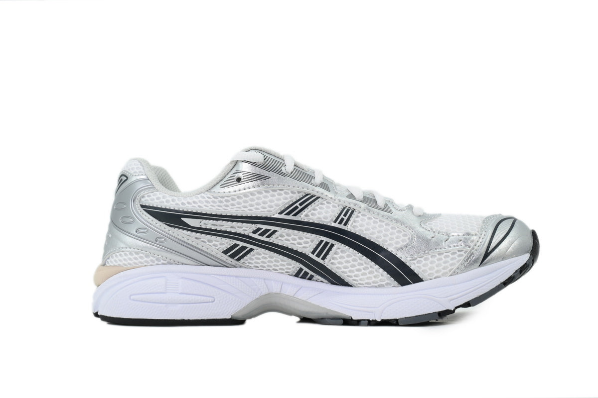 ASICS GEL-KAYANO 14 Unisex Retro Running Shoes White Oyster Grey Silver